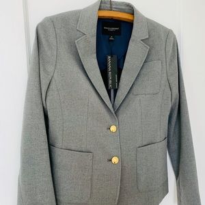 Banana Republic Gray Blazer